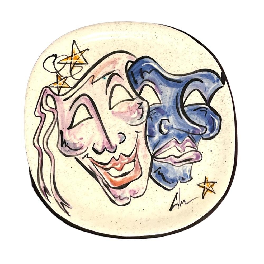 Theatrical Art Handmade Trinket Dish